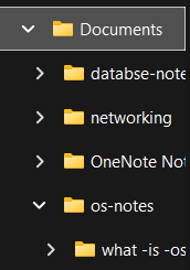 Windows File Explorer showing folders and directories demonstrating how an operating system organizes files using a file system structure
